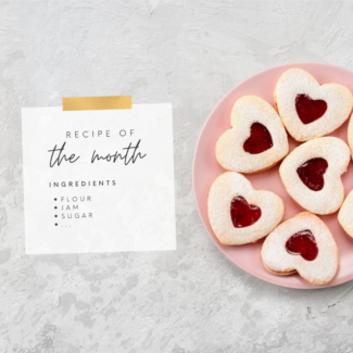 Thumbprint Cookie Recipe of the month